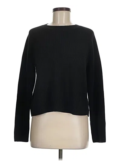 Pre-owned Lilla P Pullover Sweater In Black