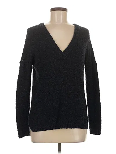 Pre-owned Lilla P Pullover Sweater In Black