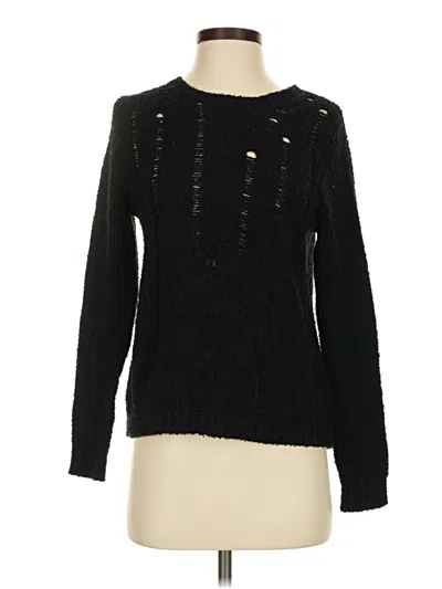 Pre-owned Lilla P Pullover Sweater In Black