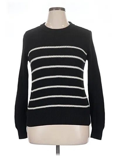 Pre-owned Lilla P Pullover Sweater In Black