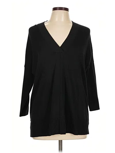 Pre-owned Lilla P Pullover Sweater In Black