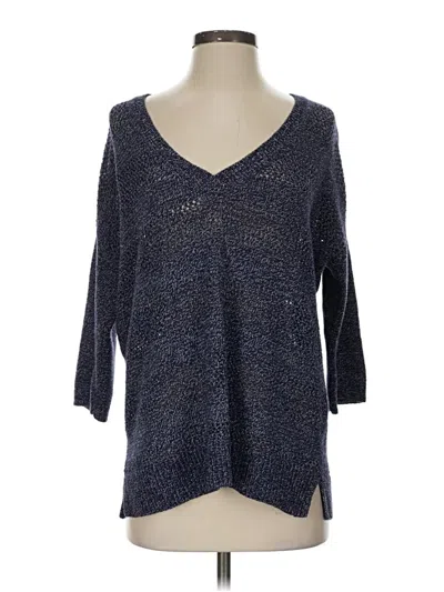 Pre-owned Lilla P Pullover Sweater In Blue