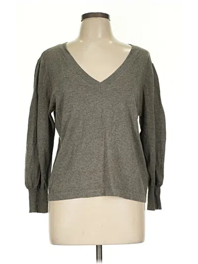 Pre-owned Lilla P Pullover Sweater In Gray
