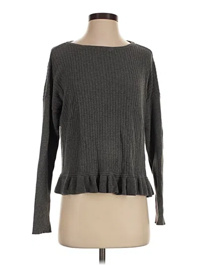 Pre-owned Lilla P Pullover Sweater In Gray