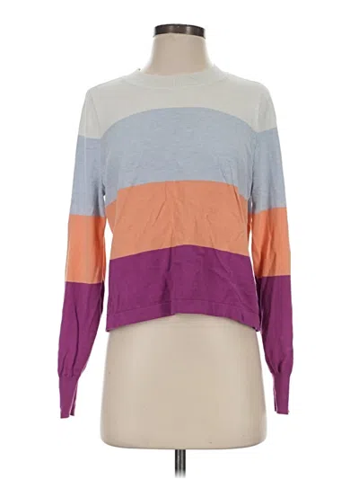 Pre-owned Lilla P Pullover Sweater In Purple