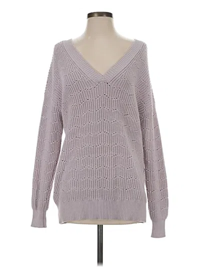 Pre-owned Lilla P Pullover Sweater In Purple