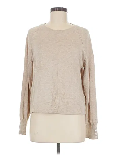 Pre-owned Lilla P Pullover Sweater In Tan