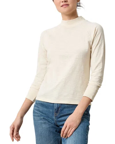 Lilla P Raglan Mock Neck Shirt In Neutral
