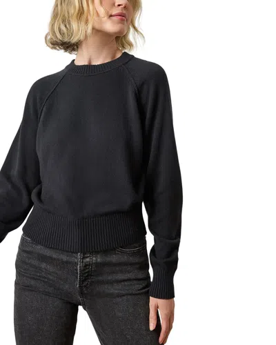 Lilla P Raglan Sleeve Pullover In Black