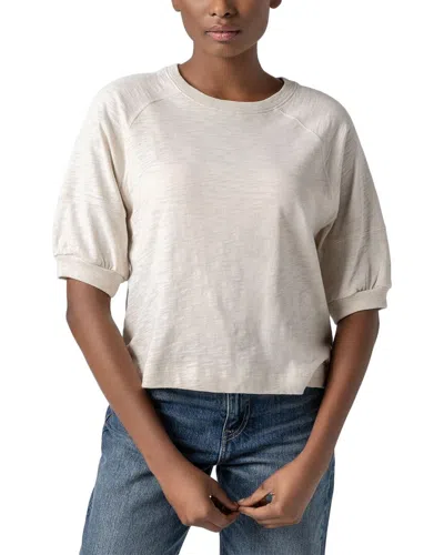 Lilla P Raglan Sweatshirt T-shirt In White