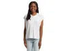 Lilla P Relaxed Button Down T-shirts In White