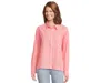 Lilla P Relaxed Long Sleeve Button Down In Pink