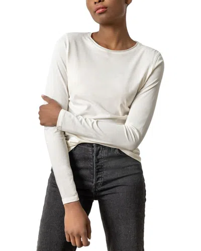 Lilla P Rolled Edge Neckline Shirt