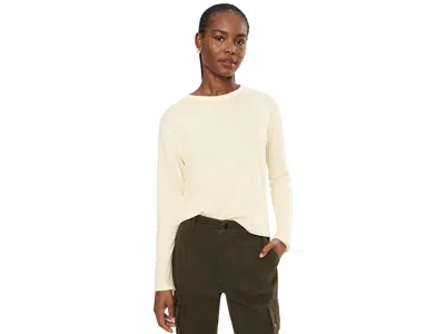 Lilla P Rolled Edge Relaxed T-shirts Women's Clothing Rope: Lg, Cotton/modal In Neutral