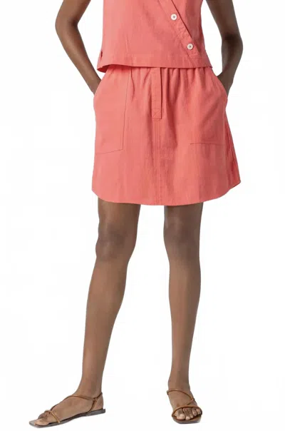 Lilla P Round Hem Skirt In Reef In Pink