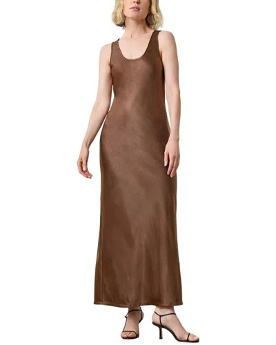 Lilla P Satin Bias Maxi Dress