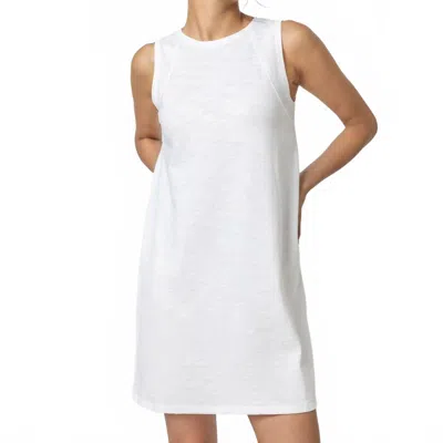Lilla P Seamed Tank Dress In White