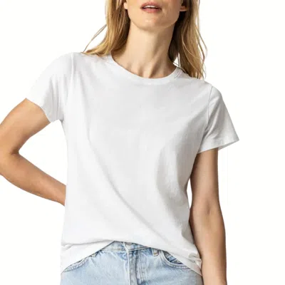 Lilla P Short Sleeve Crewneck Tee In White