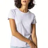 LILLA P SHORT SLEEVE CREWNECK TOP IN LILY