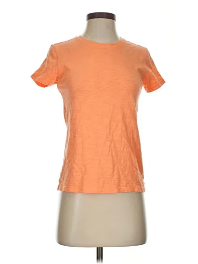 Pre-owned Lilla P Short Sleeve T-shirt In Orange