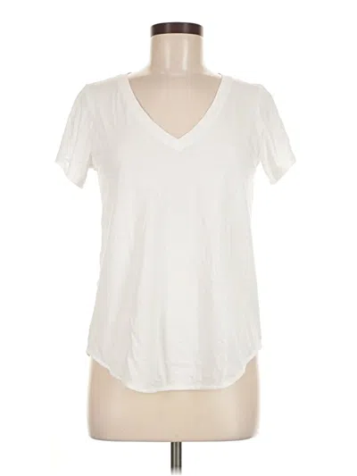 Pre-owned Lilla P Short Sleeve T-shirt In White