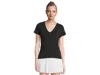 Lilla P Short Sleeve V-neck In Multi