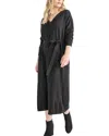 Lilla P Easy V-neck Sweater Dress In Black In Black