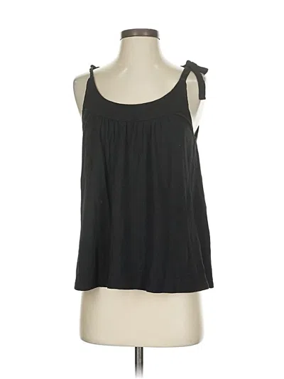 Pre-owned Lilla P Sleeveless Blouse In Black