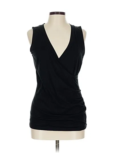 Pre-owned Lilla P Sleeveless Blouse In Black
