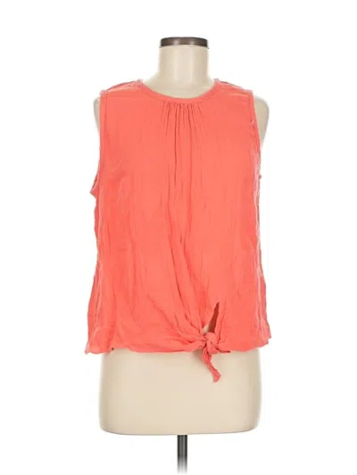 Pre-owned Lilla P Sleeveless Blouse In Orange