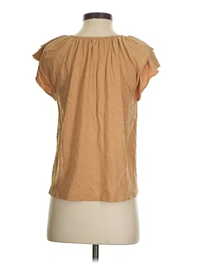 Pre-owned Lilla P Sleeveless T-shirt In Brown