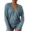 Lilla P Sparkle Double V Top In Sea Sparkle In Multi