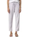 Lilla P Straight Leg Waffle Knit Pant In Thistle