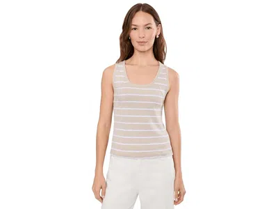 Lilla P Striped Wide Strap Tank Women's Clothing Bamboo Stripe: Sm In Multi