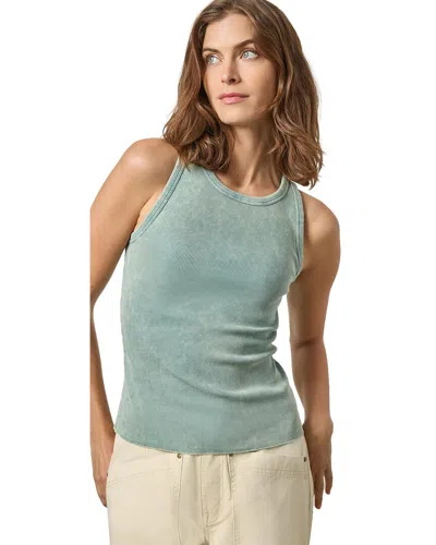 Lilla P Sunwashed Rib Tank In Green