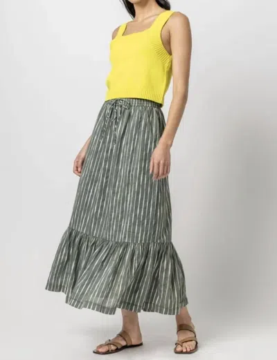 Lilla P Sweater Tank Top In Lemon Lime In Yellow
