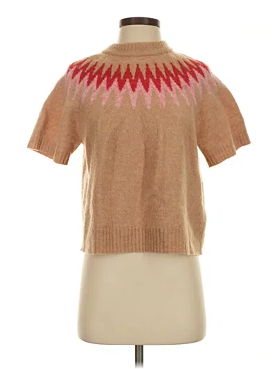 Pre-owned Lilla P Sweater Vest In Tan