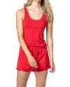 Lilla P Tank Top And Short Set In Cherry In Red
