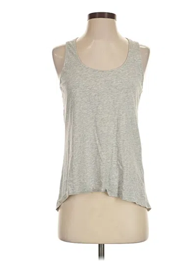 Pre-owned Lilla P Tank Top Gray Halter Neckline Tops