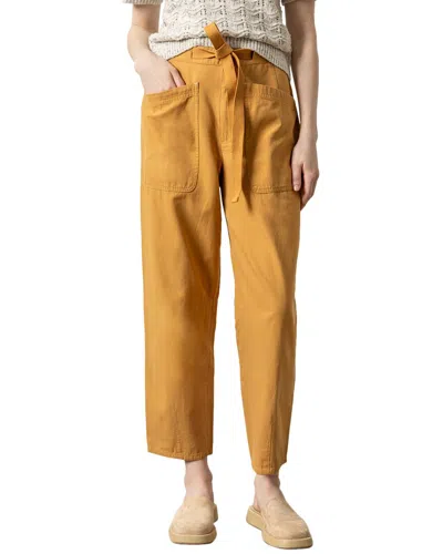 Lilla P Tapered Pant In Yellow