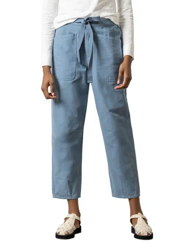 Lilla P Tapered Pant In River In Blue