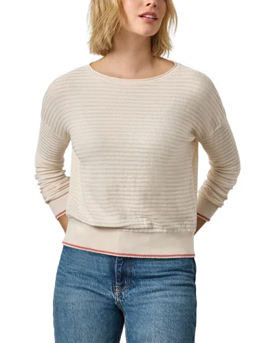 Lilla P Tipped Hem Wide Neck Sweater