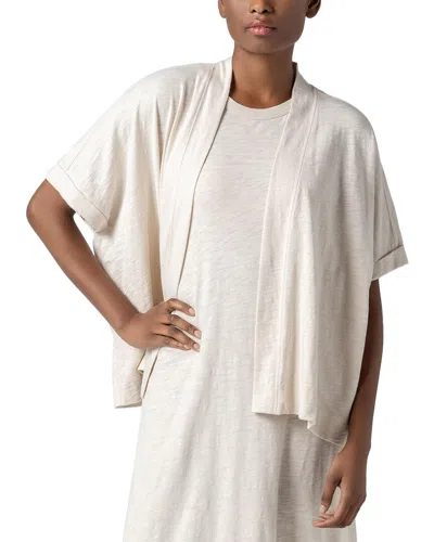 Lilla P Travel Cardigan In White