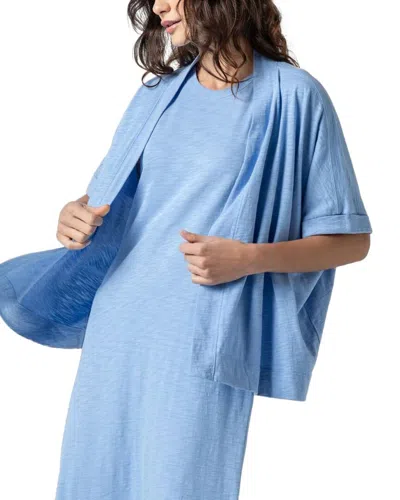 Lilla P Travel Cardigan In Blue
