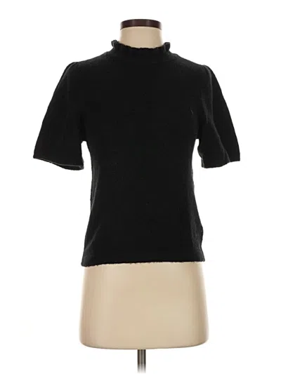 Pre-owned Lilla P Turtleneck Sweater In Black