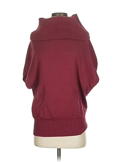 Pre-owned Lilla P Turtleneck Sweater In Burgundy