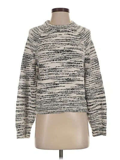 Pre-owned Lilla P Turtleneck Sweater In Gray