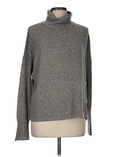 Pre-owned Lilla P Turtleneck Sweater In Gray