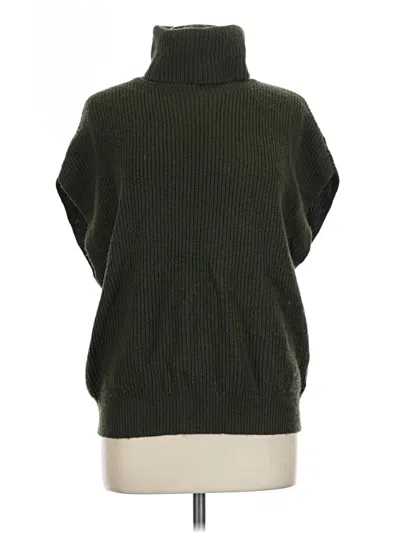 Pre-owned Lilla P Turtleneck Sweater In Green