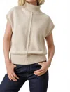 Lilla P Turtleneck Wedge Sweater In Oat In Neutral